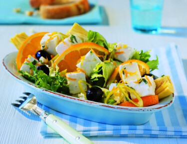 Salade d’artichauts au Fromage de Brebis