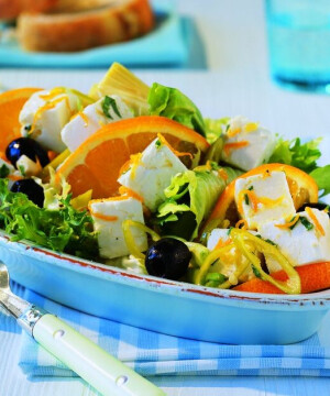 Salade d’artichauts au Fromage de Brebis