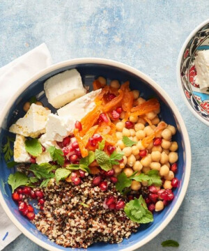 Salade de quinoa au fromage de brebis