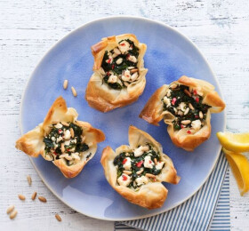 Feuilleté aux épinards et au fromage de brebis