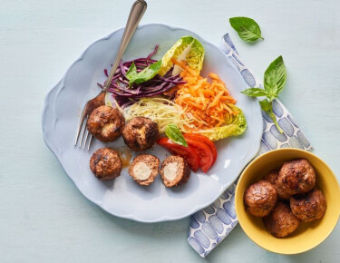 Boulettes de viande hachée au fromage de brebis