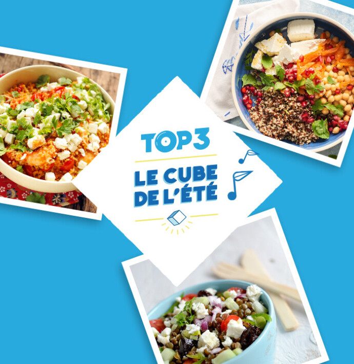 TOP 3 des salades repas